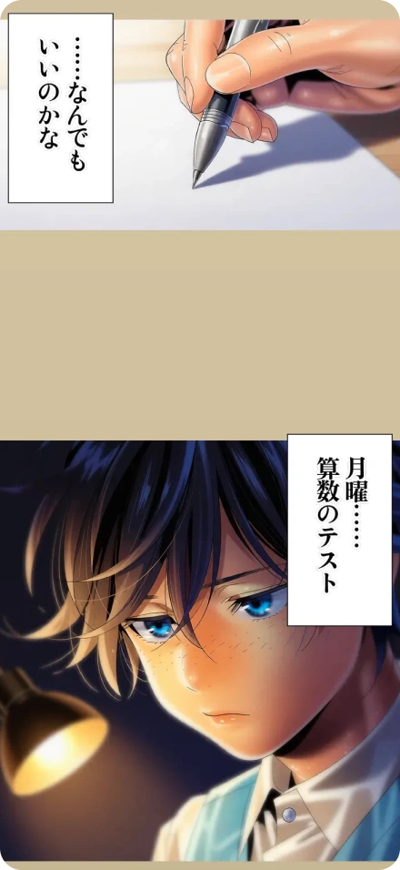 縦読みマンガ「アーカイブ・ノクス 未来を綴る少年」